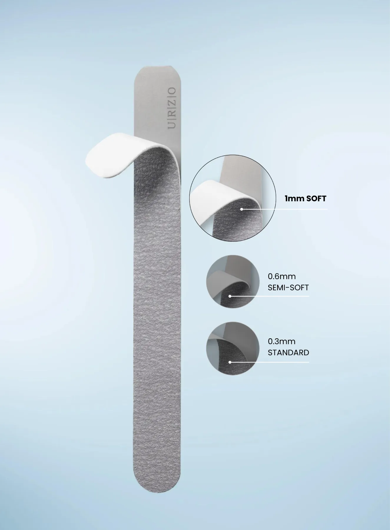 soft interchangeable nail files contour queen