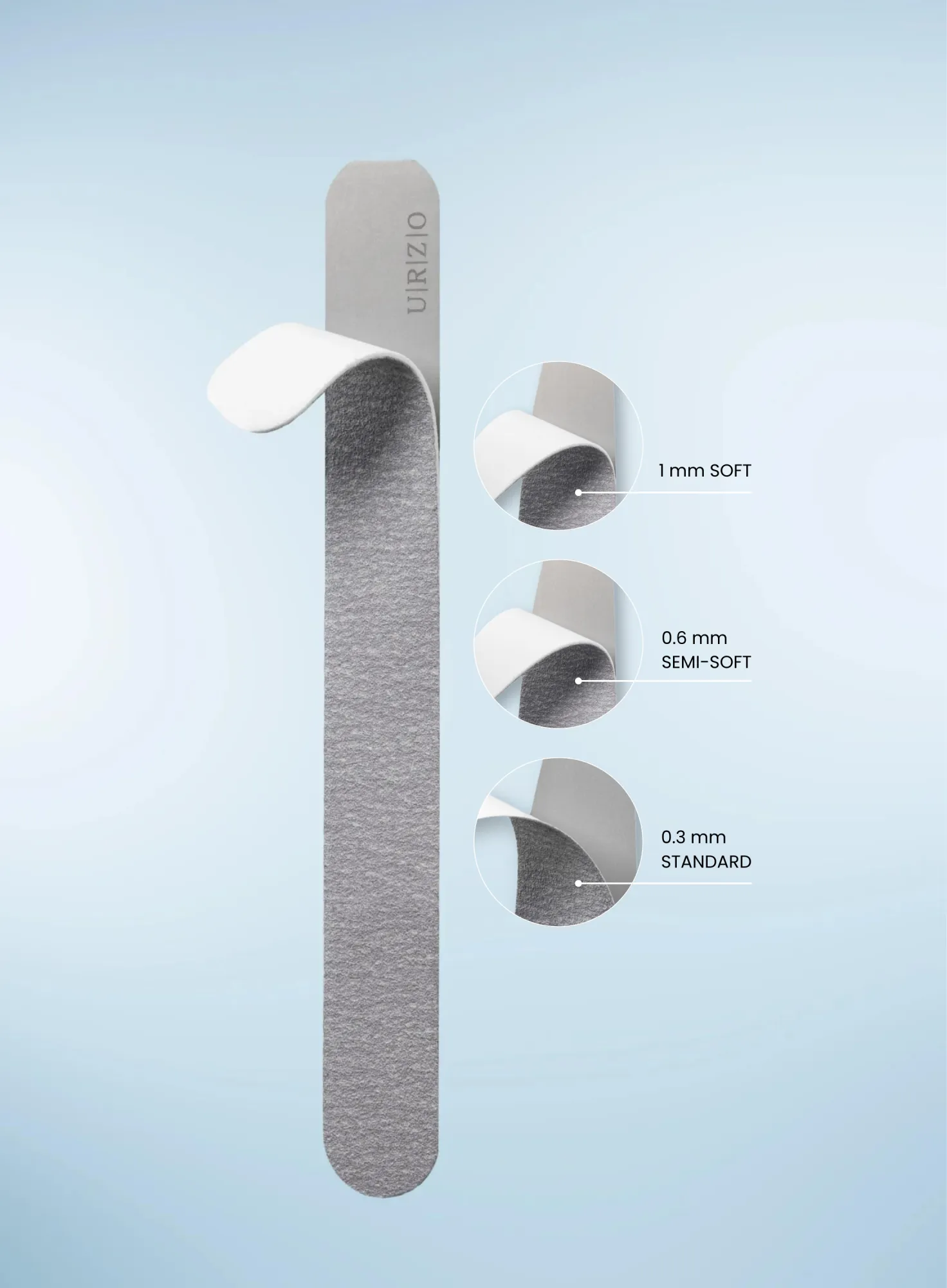 Soft, Semi-soft and Standard nail files Contour Queen