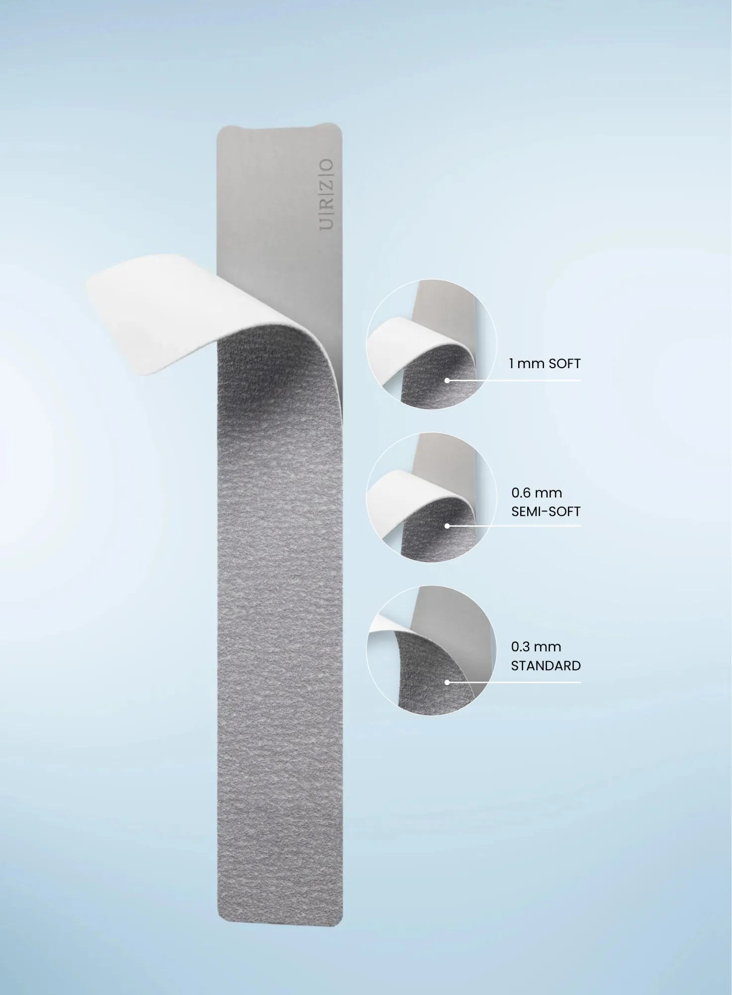 Soft, Semi-soft and Standard nail files Elysian Dreamweaver