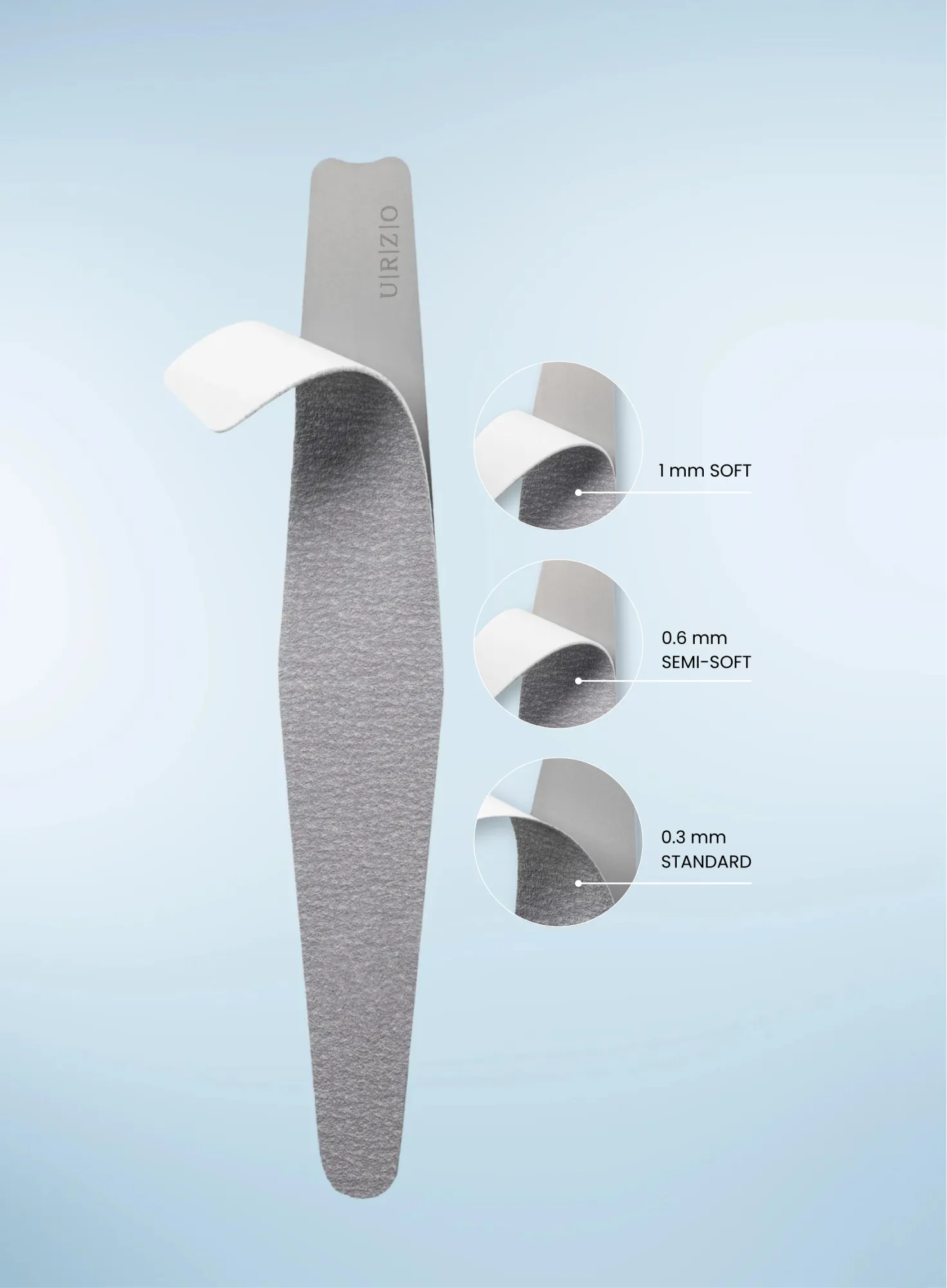 Soft, Semi-soft and Standard nail files Glamour Maven