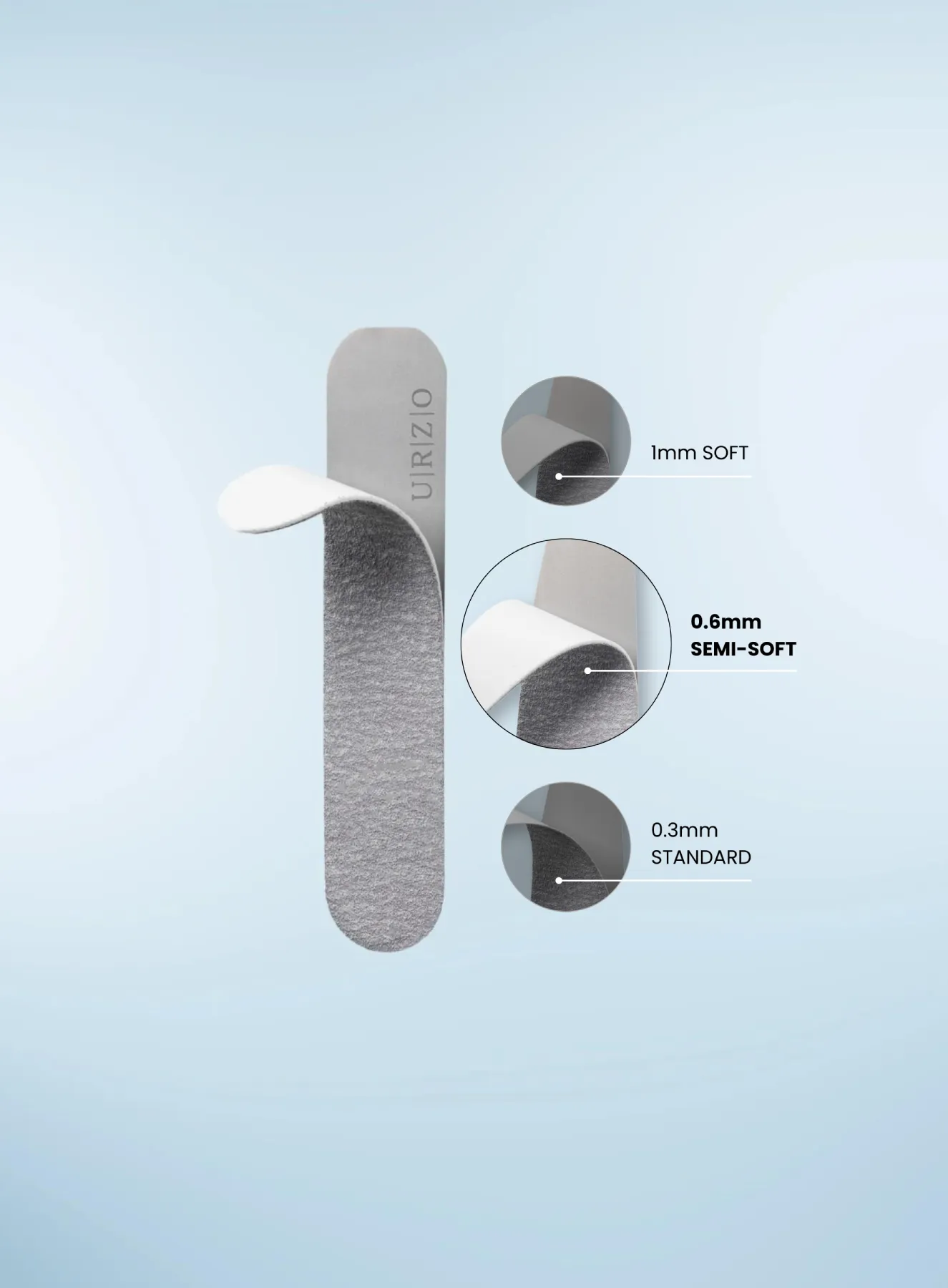 semi-soft interchangeable nail files petit